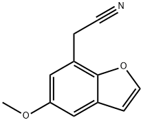 7-Benzofuranacetonitrile,5-methoxy-(9CI) Structure