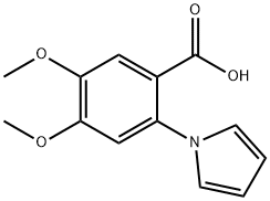 4,5-dimethoxy-2-(1H-pyrrol-1-yl)benzoic acid Structure