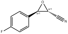 옥시란카르보니트릴,3-(4-플루오로페닐)-,(2R,3R)-rel-(9CI) 구조식 이미지