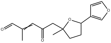 2-Methyl-4-oxo-5-(2,3,4,5-tetrahydro-5-methyl-2,3'-bifuran-5-yl)-2-pentenal 구조식 이미지