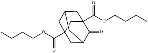 4-옥소트리시클로[3.3.1.13,7]데칸-1,3-디카르복실산디부틸에스테르 구조식 이미지