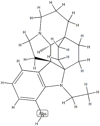 1-에틸아스피도프락티닌-17-올 구조식 이미지