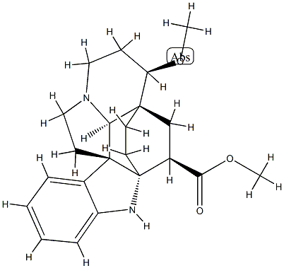 (2α,3β,5α,6β)-6-메톡시아스피도프랙티닌-3-카르복실산메틸에스테르 구조식 이미지