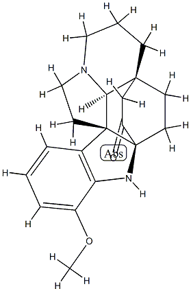 아스피도프랙티닌-3-온,17-메톡시-,(2alpha,5alpha)- 구조식 이미지