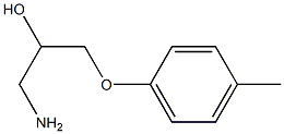 1-amino-3-(4-methylphenoxy)propan-2-ol Structure