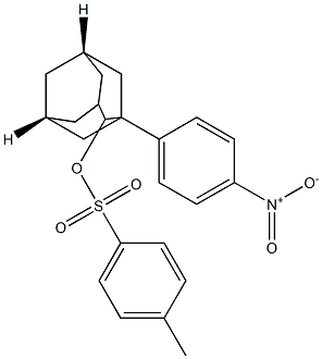 1-(4-Nitrophenyl)tricyclo[3.3.1.13,7]decan-2-ol 4-methylbenzenesulfonate 구조식 이미지