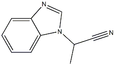 1H-Benzimidazole-1-acetonitrile,alpha-methyl-(9CI) Structure