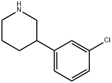 3-(3-chlorophenyl)piperidine Structure