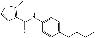 3-푸란카르복스아미드,N-(4-부틸페닐)-2-메틸-(9CI) 구조식 이미지