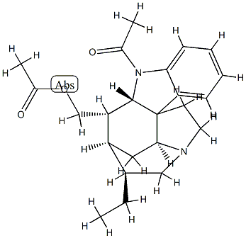 (16α)-1-Acetyl-17-acetoxycuran Structure