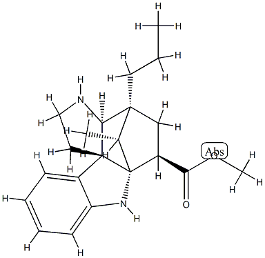 (3β,5α,12β,19α,20R)-2α,20-Cyclo-8,9-secoaspidospermidine-3-carboxylic acid methyl ester Structure