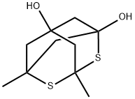 3,5-Dimethyl-2,4-dithiatricyclo[3.3.1.13,7]decane-1,7-diol Structure