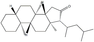 (20ξ)-23-Methyl-5α-cholan-16-one Structure