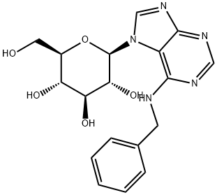 N6-BENZYLADENINE-7-GLUCOSIDE (BA7G) Structure