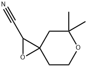 1,6-Dioxaspiro[2.5]octane-2-carbonitrile,5,5-dimethyl-(9CI) 구조식 이미지