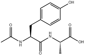 N-Acetyl-L-Tyr-L-Ala-OH Structure