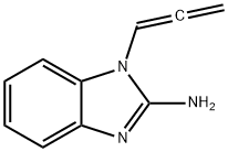 1H-Benzimidazol-2-amine,1-(1,2-propadienyl)-(9CI) 구조식 이미지