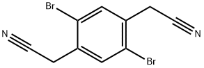 1,4-CYANOMETHYL-2,5-DIBROMOBENZENE Structure