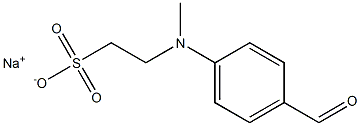 4-N-Methyl-N-beta-sulfoethylaminobenzaldehyde sodium salt Structure