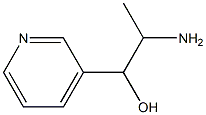 2-amino-1-(pyridin-3-yl)propan-1-ol 구조식 이미지