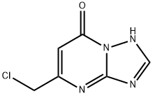 5-(chloromethyl)[1,2,4]triazolo[1,5-a]pyrimidin-7(4H)-one(SALTDATA: FREE) 구조식 이미지