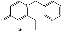 4(1H)-Pyridinone,2-ethyl-3-hydroxy-1-(3-pyridinylmethyl)-(9CI) Structure