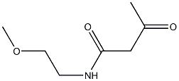 N-(2-methoxyethyl)-3-oxobutanamide 구조식 이미지