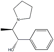(1S 2R)-1-PHENYL-2-(1-PYRROLIDINYL)-1- 구조식 이미지