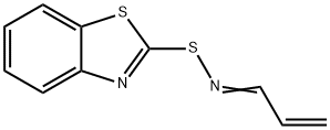 2-Benzothiazolesulfenamide,N-2-propenylidene-(9CI) Structure