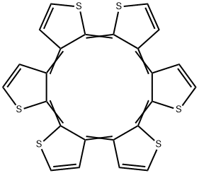 Cyclododeca[1,2-b:4,3-b':5,6-b'':8,7-b''':9,10-b'''':12,11-b''''']hexathiophene 구조식 이미지