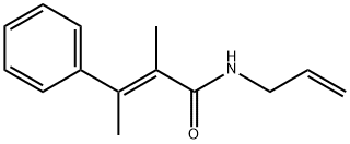 N-Allyl-α,β-dimethylcinnamamide Structure