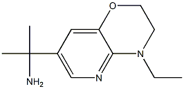 2H-Pyrido[3,2-b]-1,4-oxazine-7-methanamine,4-ethyl-3,4-dihydro-alpha,alpha-dimethyl-(9CI) Structure