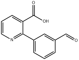 3-(3-(Carboxypyridin-2-yl)benzaldehyde Structure