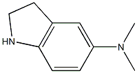 N,N-dimethylindolin-5-amine Structure