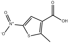3-Thiophenecarboxylicacid,2-methyl-5-nitro-(9CI) Structure