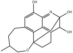 (6aξ,8aξ,11ξ,12ξ)-12-O-Demethylkesselringine 구조식 이미지