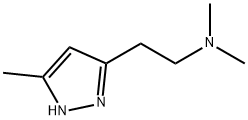 1H-Pyrazole-3-ethanamine,N,N,5-trimethyl-(9CI) Structure