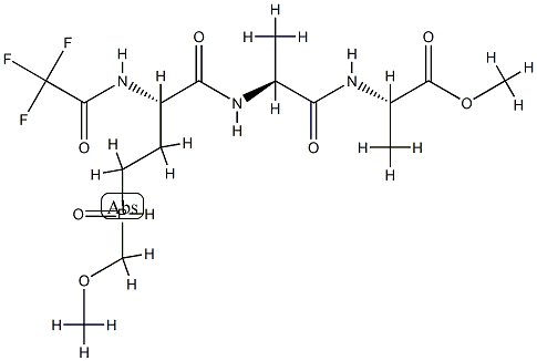 4-(메톡시메틸포스피닐)-N-(트리플루오로아세틸)-L-Abu-L-Ala-L-Ala-OMe 구조식 이미지