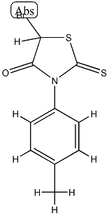 5-Bromo-3-phenyl-2-sulfanylidene-1,3-thiazolidin-4-one Structure