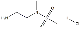N-(2-aminoethyl)-N-methylmethanesulfonamide hydrochloride 구조식 이미지