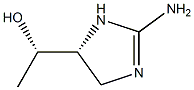 1H-Imidazole-4-methanol,2-amino-4,5-dihydro-alpha-methyl-,(alphaR,4S)-rel-(9CI) 구조식 이미지