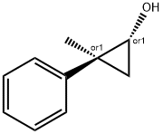 Cyclopropanol, 2-methyl-2-phenyl-, (1R,2S)-rel- (9CI) Structure