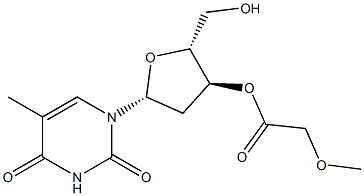 3-O-methoxyacetylthymidine 구조식 이미지