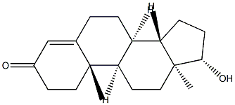 (9β,10α)-17β-Hydroxyandrost-4-en-3-one Structure