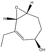 8-Oxabicyclo[5.1.0]oct-2-en-4-ol, 2-ethyl-, (1R,4S,7S)-rel- (9CI) 구조식 이미지