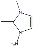 1H-Imidazol-1-amine,2,3-dihydro-3-methyl-2-methylene-(9CI) 구조식 이미지