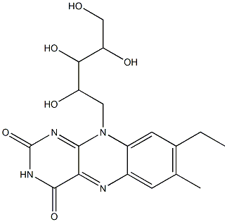 7-methyl-8-ethylflavin Structure