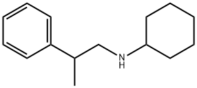 N-(2-phenylpropyl)cyclohexanamine 구조식 이미지