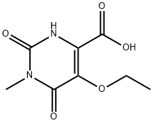 4-Pyrimidinecarboxylicacid,5-ethoxy-1,2,3,6-tetrahydro-1-methyl-2,6-dioxo-(9CI) 구조식 이미지