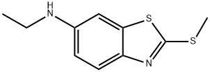 6-벤조티아졸라민,N-에틸-2-(메틸티오)-(9CI) 구조식 이미지